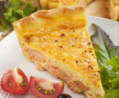 Gluten Free Smoked Salmon Quiche