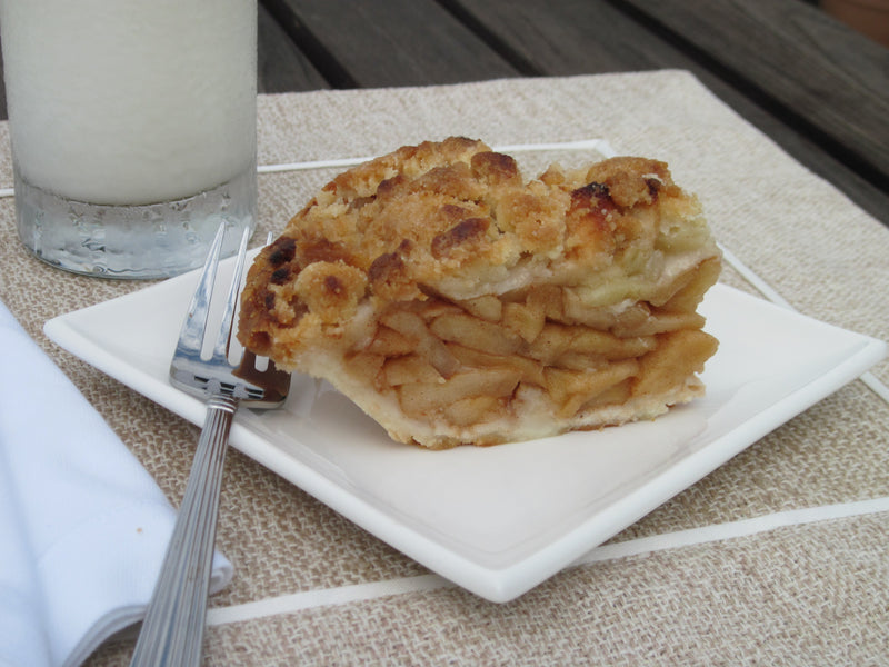 Apple Pie with a Crumble Topping